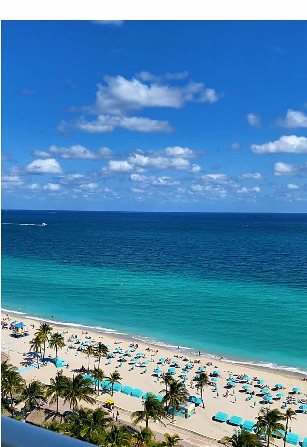 Check in and chill out with this view of the Atlantic from Margaritaville Beach Resort Hollywood Beach, FL 📍🌴 #hoteltour #oceanfront #floridalife #wintertravel #travelhacks 