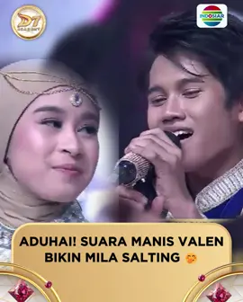 Ikutan salting nih! Aduhai Suara merdu Valen bikin mila jadi tersipu gituu🥰 . . #IndosiarBawaDangdutBerkelasBerkualitas #DAcademy7Indosiar #DAcademyIndosiar