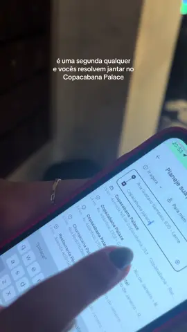 só quem se arrisca merece viver o extraordinário #foryou #fy #copacabanapalace @Érika Pereira @clarinhavibez 