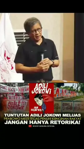 Dua Jempol 👍👍 Untuk Bung Rocky Gerung ❗❗❗ #penjarakanjokowi #adilijokowi 