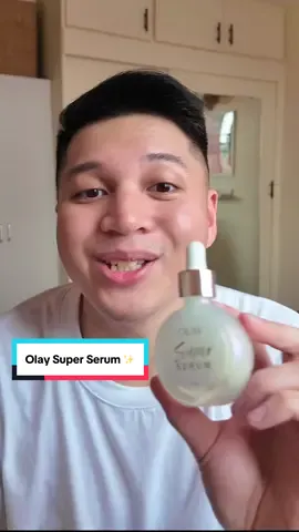 One serum, five benefits! 💧 Say hello to firmer, brighter, and smoother skin with the new Olay Super Serum. My glow secret ✨ #OlaySuperSerum 