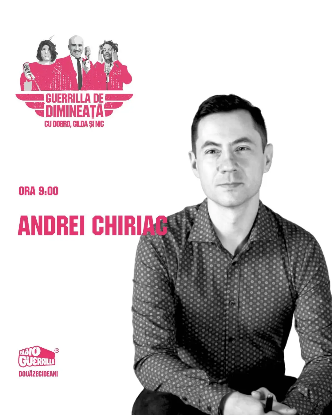 Mâine, de la 9:00, ne întâlnim cu Andrei-Tudor Chiriac, analist jungian, psiholog clinician, cofondator și președinte al Societății Române de Analiză Jungiană (SRAJ). Vom vorbi despre procesul creativ ca formă de vindecare, autocunoaștere și transformare. Cum devine creativitatea un instrument simbolic prin care ne remodelăm pe noi înșine? Chiar pe această temă, SRAJ va organiza, pe 15 noiembrie, o conferință adresată atât specialiștilor, cât și publicului larg. Conferința va fi susținută de Prof. Dr. phil. Verena Kast, psiholog, psihoterapeut și analist formator la Institutul C.G. Jung din Zürich, una dintre cele mai respectate voci internaționale în domeniu. #RadioGuerrilla #GuerrilladeDimineata #SRAJ