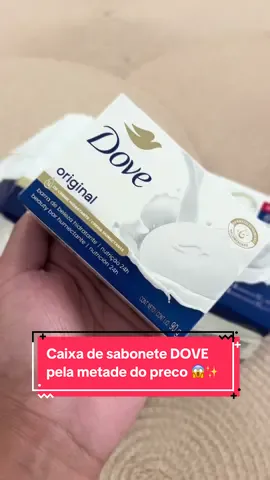 🧴✨ COMOREI UMA CAIXA DE SABONETE DOVE NA SHOPEE 😱 O mesmo sabonete Dove do mercado, só que MUITO mais barato 😍 A qualidade é a mesma: cremoso, cheiroso e deixa a pele uma delícia 💖 Sério, não tem por que pagar mais caro! 😂 Comenta EU QUERO ou usa o ID 👉  BZV-FCT-EQQ 🛒 #achadinhos #diadia #cuidadospessoais #higiene 