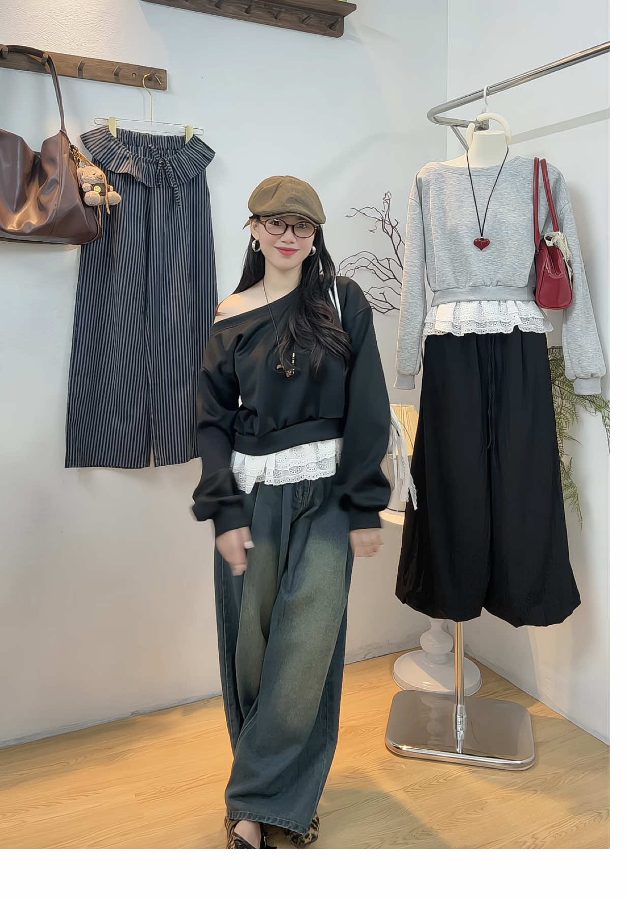 Mùa này thích hợp để iu em❤️#phoidoxinh #xuhuongtiktok #thoitrangnu #aolechvai #aosweater 