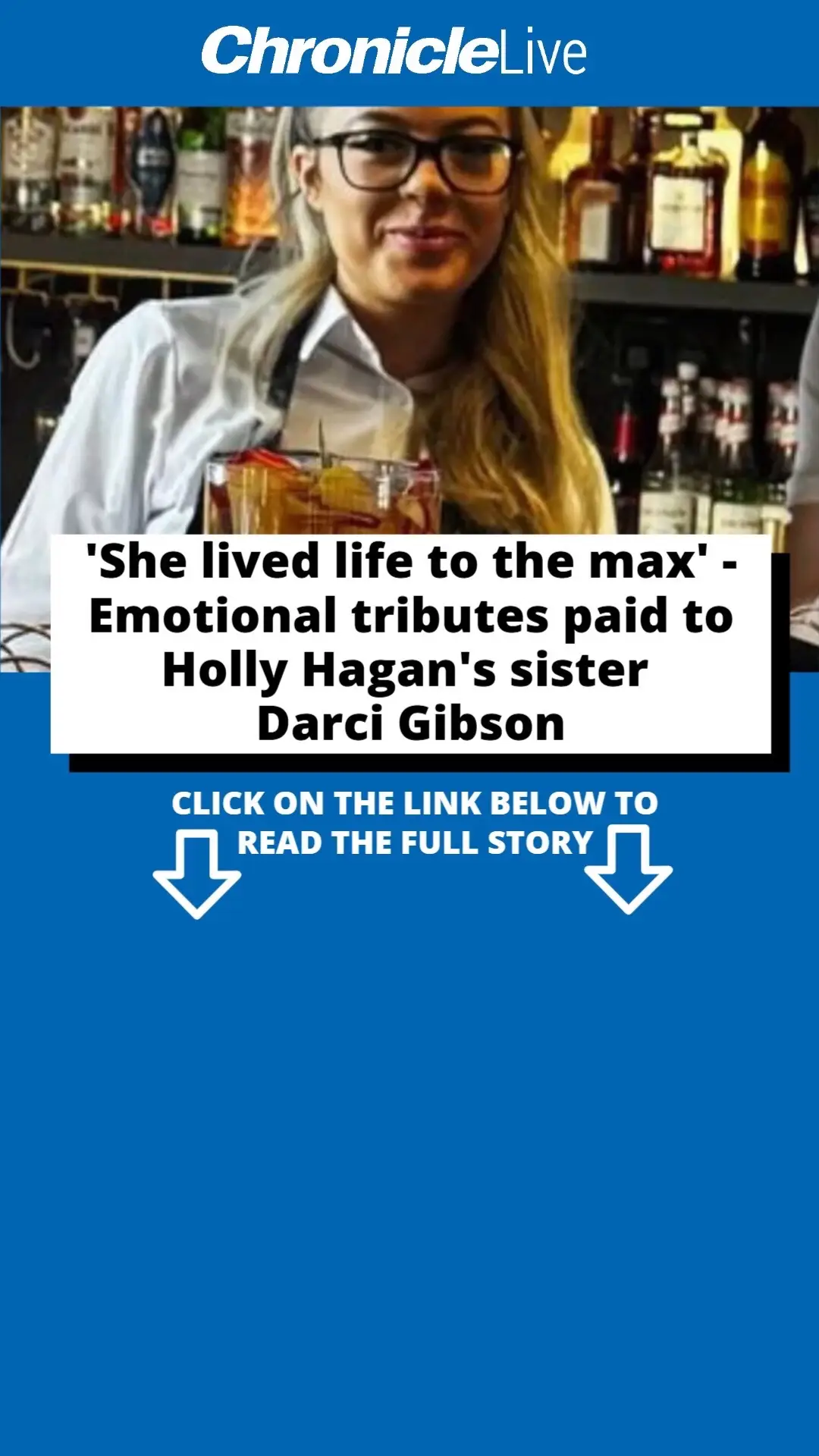 Darci, the younger sister of Geordie Shore star Holly Hagan, tragically died on Monday. #geordieshore #hollyhagan 
