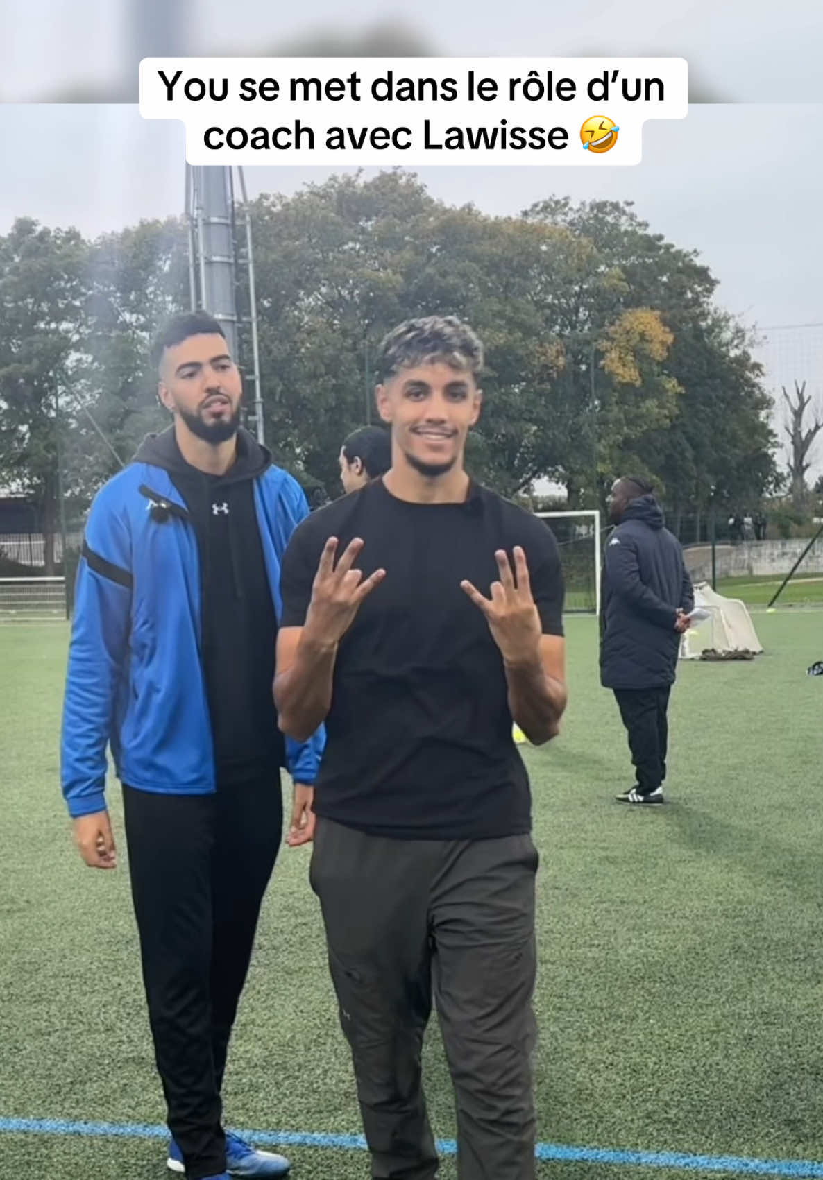 You coach les U16 de Sevran avec Lawisse 🤣 @You @Lawisse 🥷🏽 #lawisse #you #sevran #ville #pourtoi 