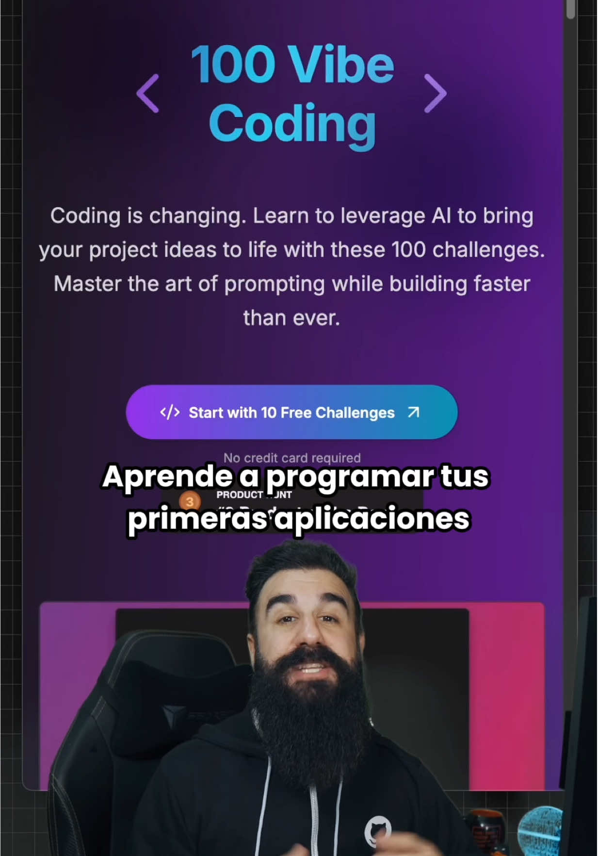 Aprende a programar usando Vibe Coding con estos 100 ejercicios paso a paso y sin experiencia previa. Los tienes en 