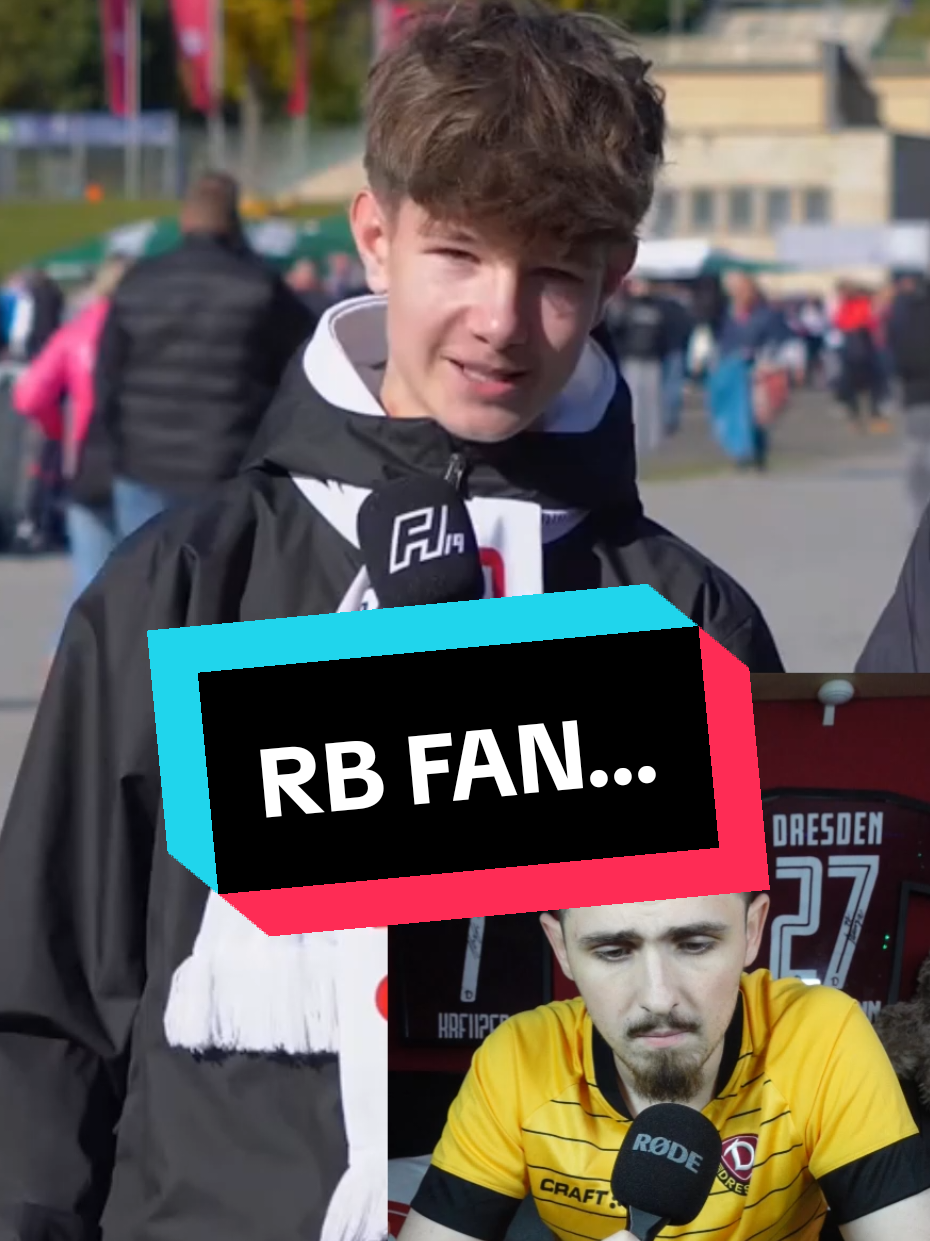 Dynamo Dresden Fan reagiert auf RB Leipzig Fan 🖤💛 #dynamodresden #sgd #ostdeutschland #rbleipzig #fußball 