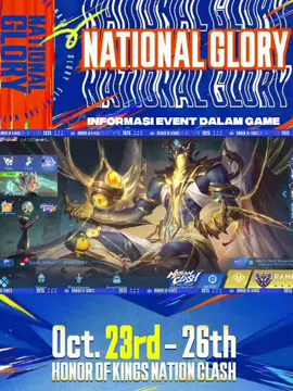 informasi dalam game nation clash 2025. #shinehok #2025HOK #HonorofKings #HOKEsports #NationClash25 #hokstudio