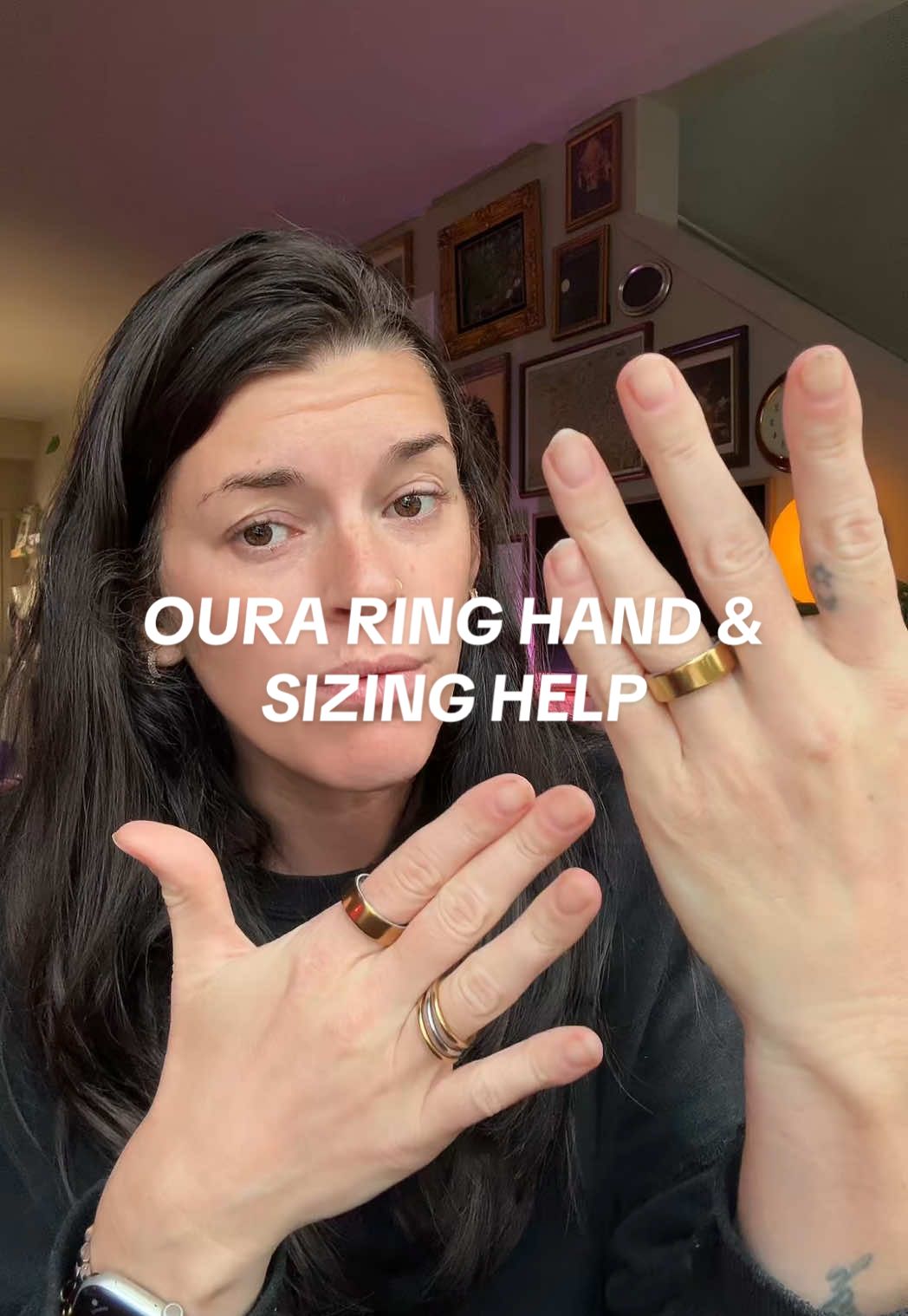 Which hand is your Oura ring on? Help a girl out 😭 #ouraring #ouraring4 #ouraringgold #ouraringreview 