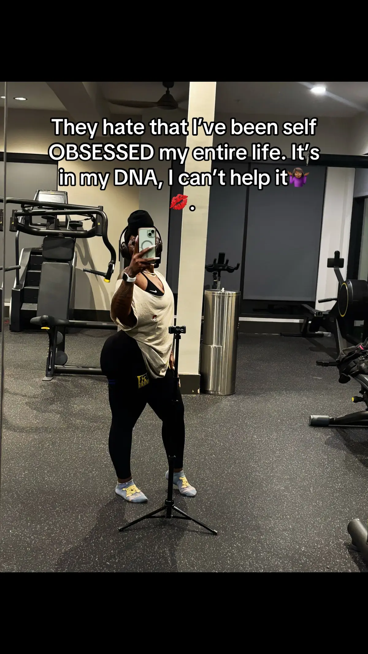 I’m so OBSESSED with me💯when you’re raised right it’s in you from birth‼️ #gym #GymTok #GymLife #gymmotivation #gymlover #gymgirlies 