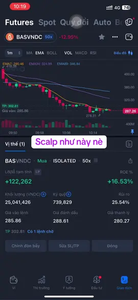 Scalp Bas như này ai cũng mê #Bas #scalp #futures #onus   