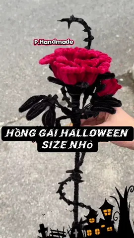 #xuhuong Hồng Gai Halloween Size Nhỏ #phandmade #kemnhunghcm #DIY #halloween 