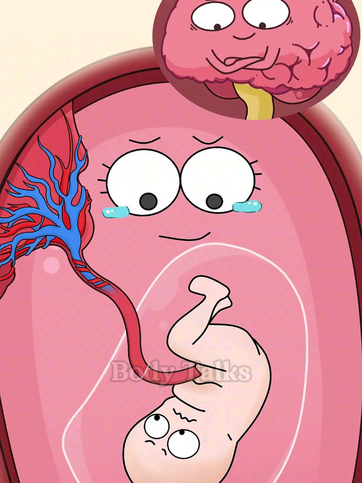 The Baby With One Extra Chromosome⁉️🤯🤯 #animation #pregnant #funny #animation #foryouu 