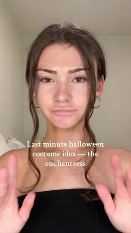 Hope u like it 🎃—#enhantress #lastminutehalloweencostume #easyhalloweenmakeup #halloweenmakeup #enhantress 