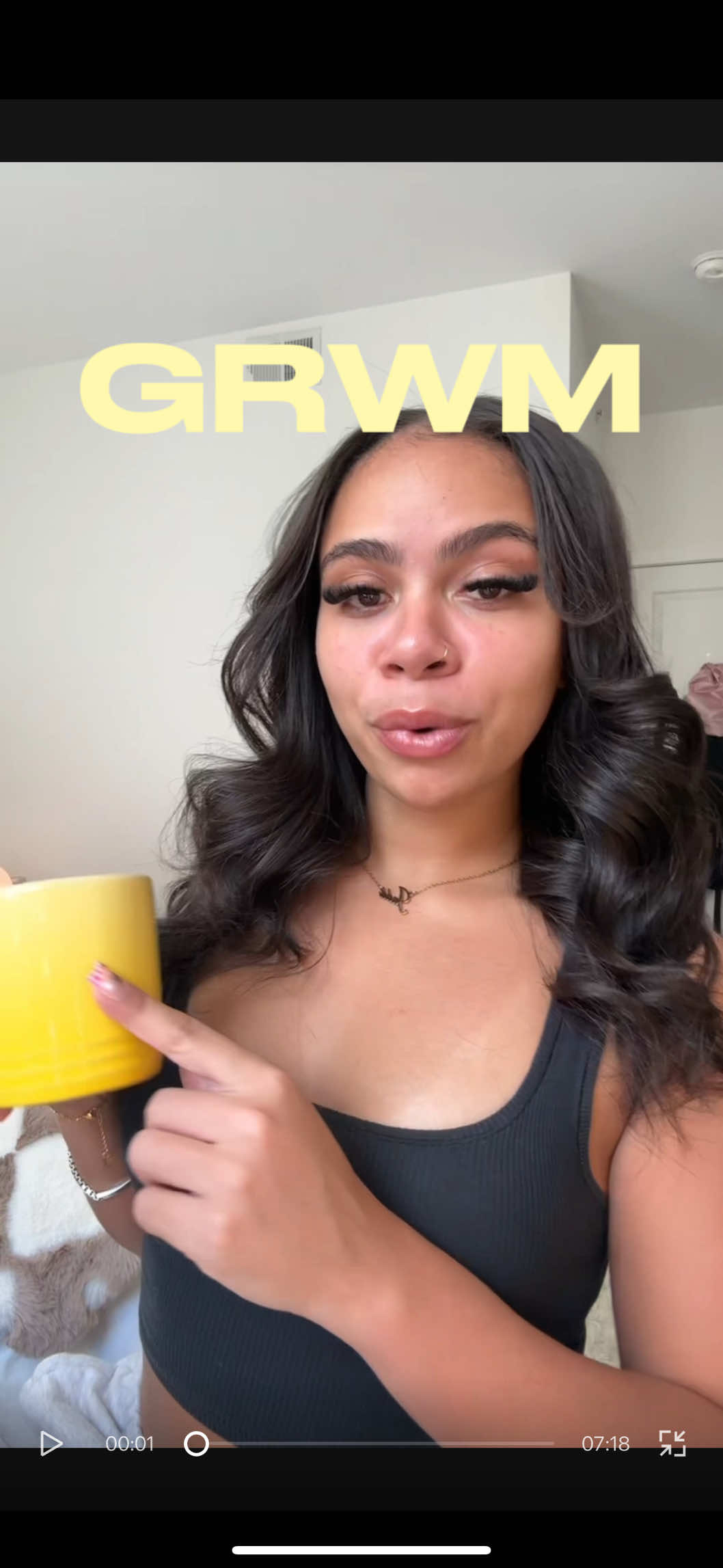 GRWM for class! Using all my favs👏@Patrick Ta Beauty @Haus Labs @Hourglass Cosmetics @ONE SIZE BEAUTY @elfcosmetics @makeupbymario @Fenty Beauty @Charlotte Tilbury #grwm #makeuptutorial 
