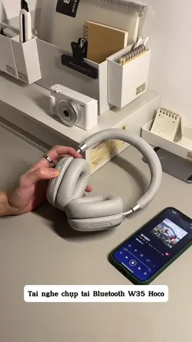 Tai Nghe W35 Air Hoco nghe cực kì hay, chống ồn cực tốt #review #tainghe #tainghechuptai #tainghehoco 