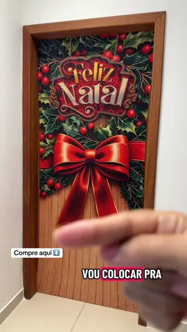 Capa para porta do Natal  #natal #decoracaodecasa 