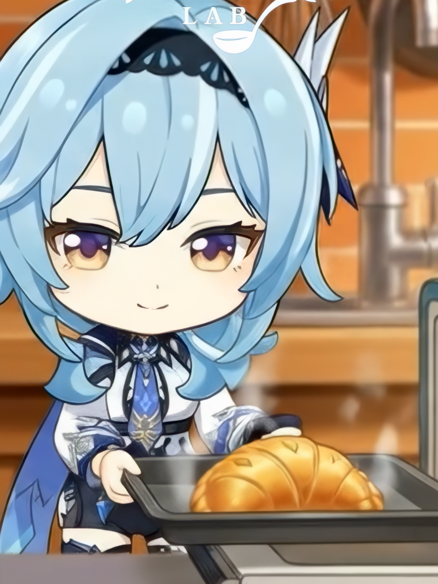 Eula's Stormcrest Pie—proper technique only. ❄️ Hmph. Be grateful you could observe it.  #Eula #GenshinImpact #CookingASMR #GenshinCooking