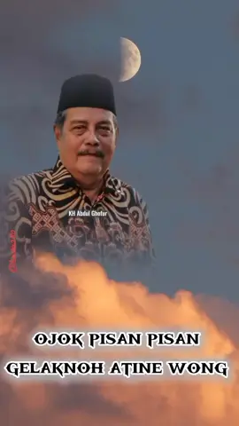 ojo pisan pisan gelaknoh atine wong, semoga kita semua tetap dlm lindunganNya Aamiin 🤲 #khabdulghofur#hukumkarma#introspeksidiri#samasamabelajar
