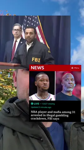 BIG ARRESTS, SPORTS GAMBLING, NBA AND MAFIA NBA player and mafia among 31 arrested in illegal gambling crackdown Kash Patel and The FBI are showing how much is taking place right now Full on clean up operation in action Sports and Gambling is BIG and will get so many more of the world paying attention #harrythesoulcoach #kashpatel #fbi #NBA #mafia 