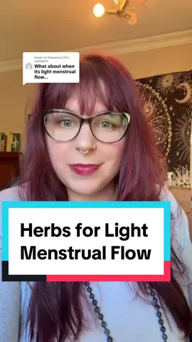 Replying to @Shamima CH If your period tends to be light — just a day or two of bleeding, or barely needing a pad or cup — it could be a sign your estrogen isn’t quite rising enough in the follicular phase, or that ovulation didn’t actually occur (what’s called an anovulatory cycle). ✨ Herbs I love to support healthy flow and womb nourishment: • Red clover — gently boosts estrogen and rebuilds blood • Maca root — helps balance hormones and energy • Black cohosh — encourages ovulation and uterine tone • Fennel — warms, soothes, and promotes circulation to the womb My Womb Love Tea is a beautiful option if you’re working on light flow — it combines red clover with raspberry leaf, cinnamon, and licorice root for a gentle, synergistic support of both quantity and quality of menstrual flow. 🌸 🩸 A nourished womb is a responsive womb. Herbal support works best with consistency, warmth, and care. #moontimeapothecary #herbalism #menstrualhealth #womensherbs #redclover 