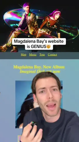 Don’t (Second) sleep on Magdalena Bay’s website! Let’s visit Imaginal World, an interactive web experience that brings world-building to another level. A breakdown by @Holden Smith | Pop Culture #WordPress #magdalenabay #imaginaldisk #webdesign #websitedesign 