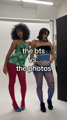 made my tiny studio work for this shoot thank you divas🙏 @Tiannuska reworked these jerseys and made them fab