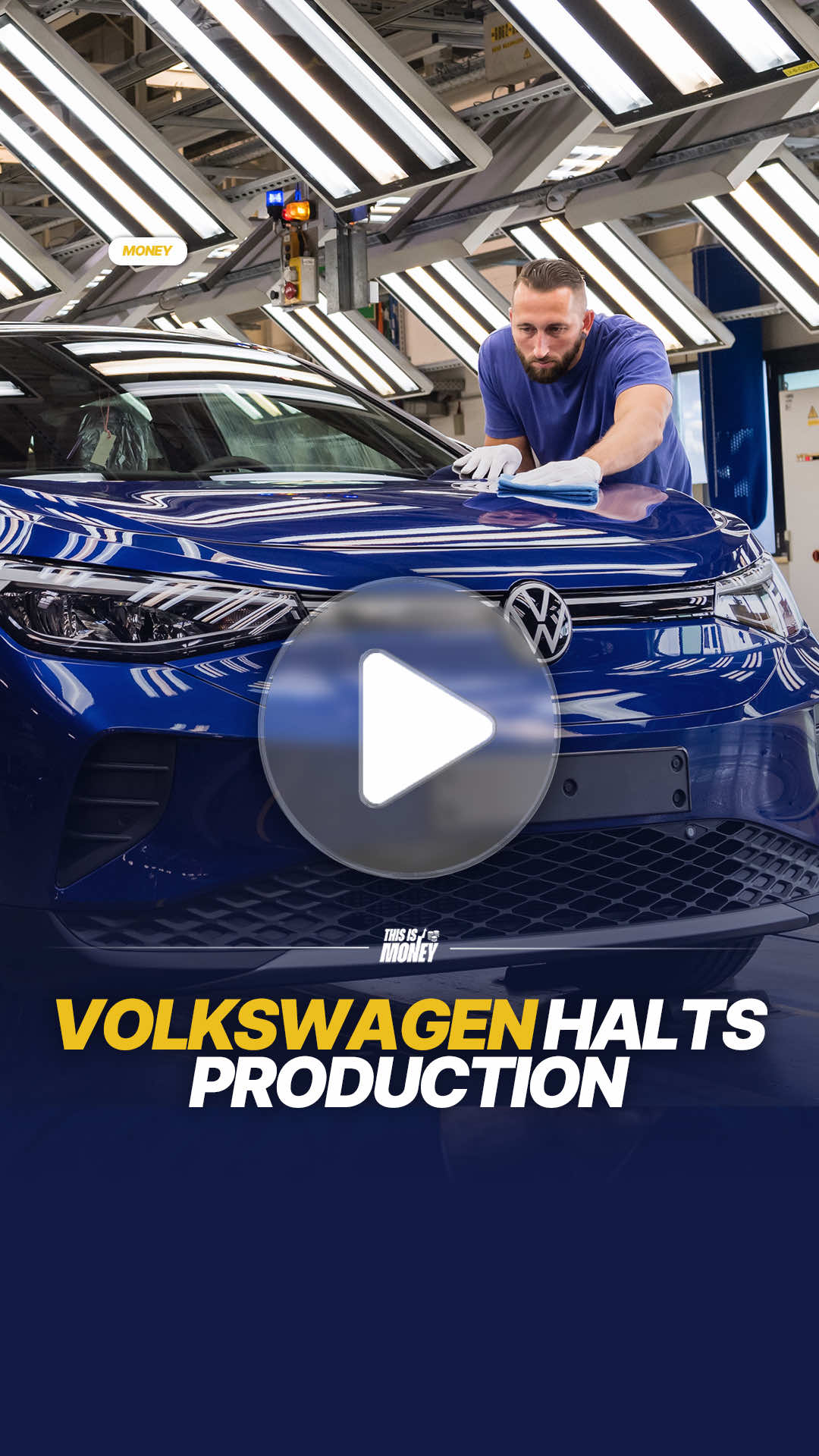 Volkswagen will pause production of one of its most important cars next week amidst growing concerns of a chip shortage that could cripple its outputs.  Chipmaker Nexperia has frozen supply in a fallout from the ongoing US-China trade dispute, causing major disruption for the German automotive giant.  #volkswagen #car #money 