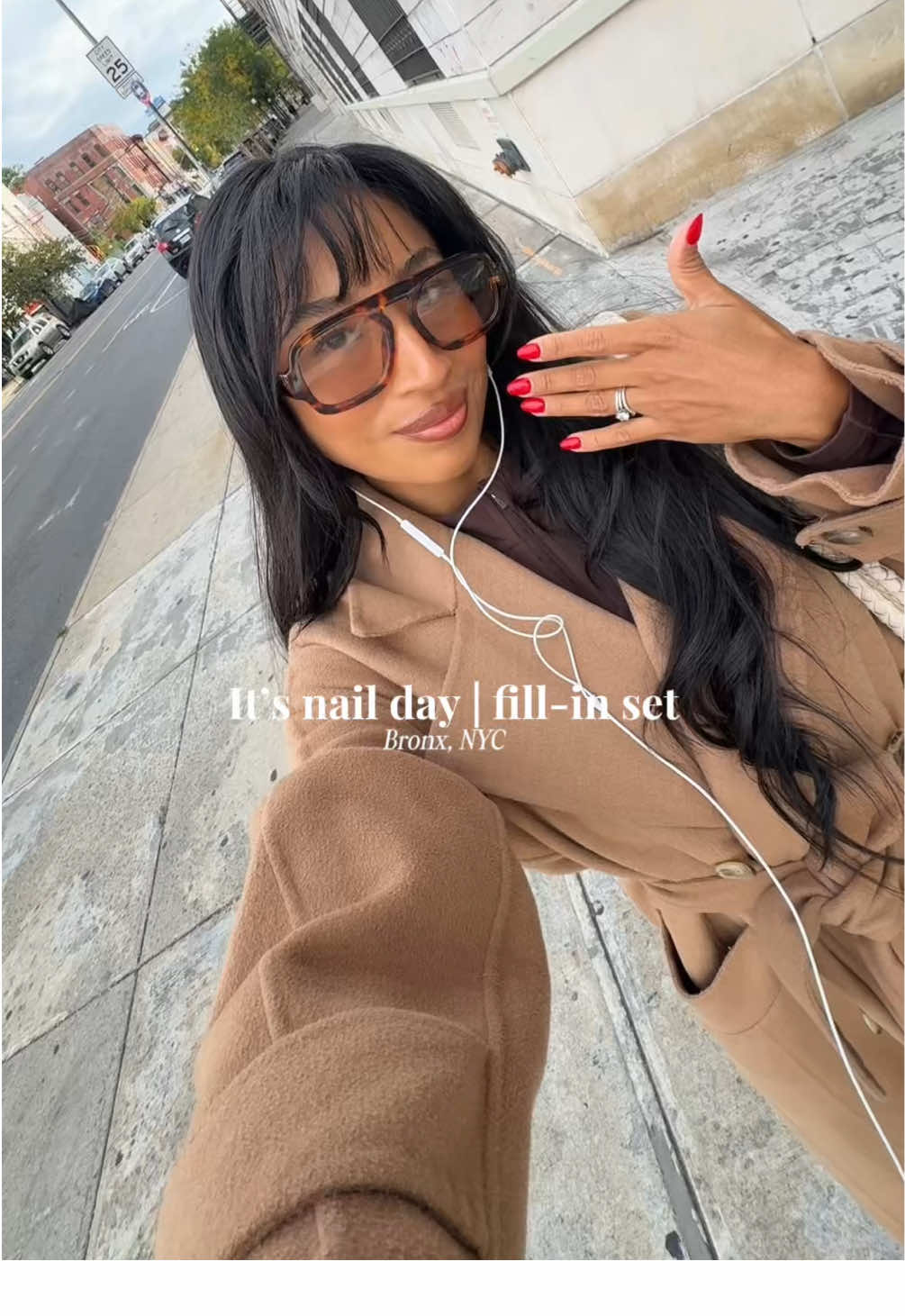 It’s a fill-in kind of day 🤍 #nailappointment #minivlogaesthetic #ovalnails #bronxny #nailtech 