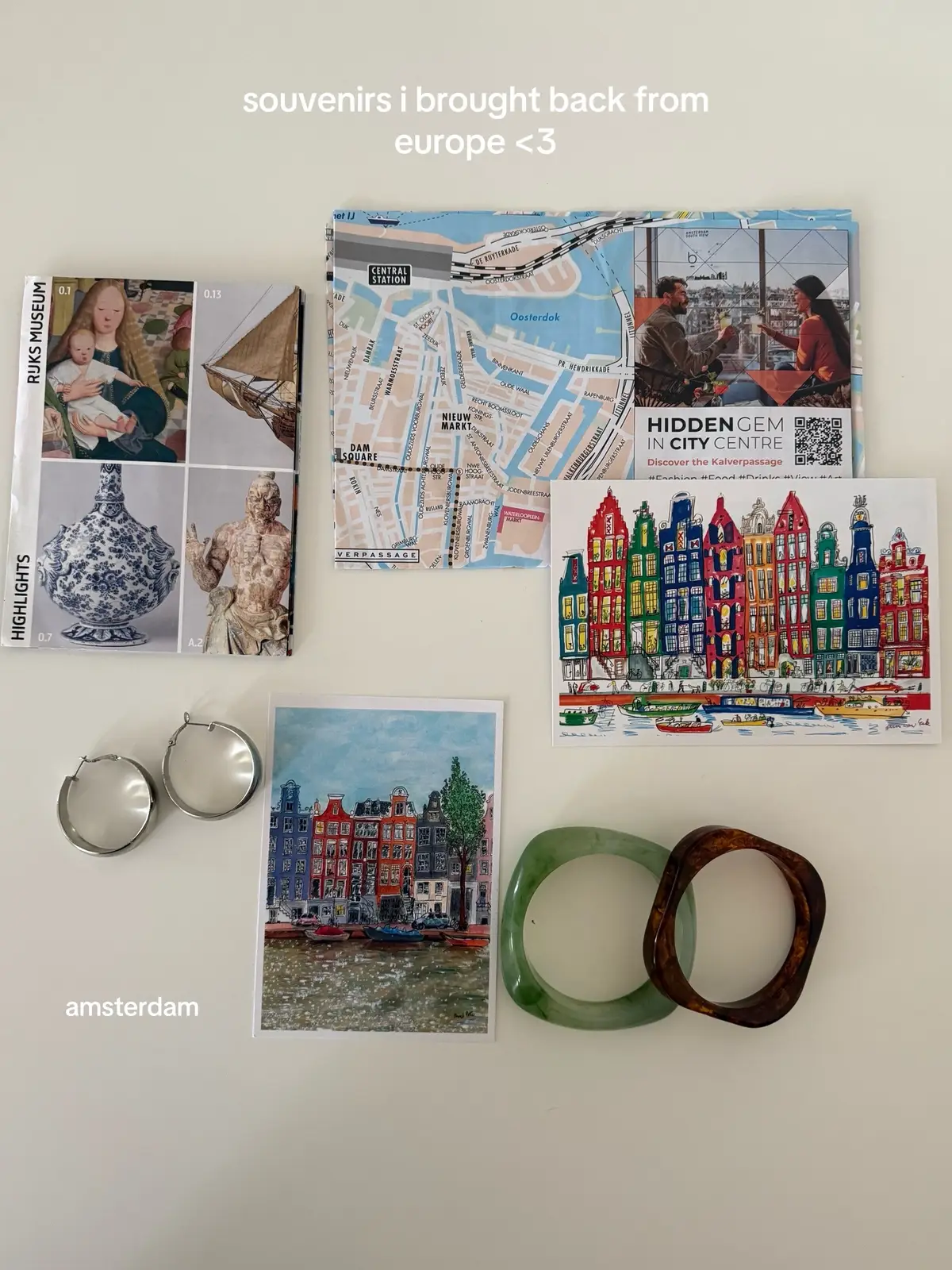 my fav souvenir is from a vintage market hehe also to my friends ur postcards are coming soon LOL #europesouvenirs #souvenir #whatiboughtineurope #traveltiktok 