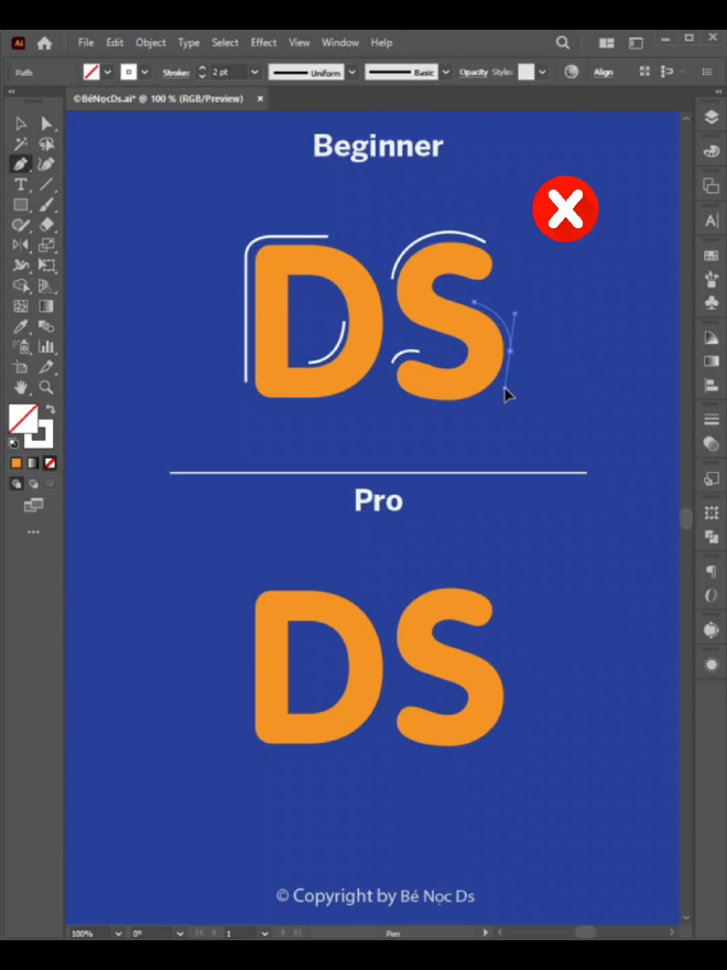 Phần 58 | How to add gloss to the outside of text in Illustrator - Adobe Illustrator Tutorial Tips 2025 #illustrator #illustratortips #illustratortutorial #design #benocds 