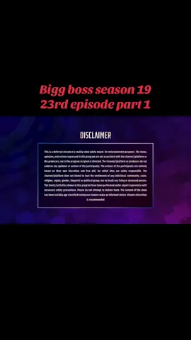 #biggbossseason19episode #biggbossseason19 #foryoupage #biggbossseason19 #viral?videotiktok😇😇 