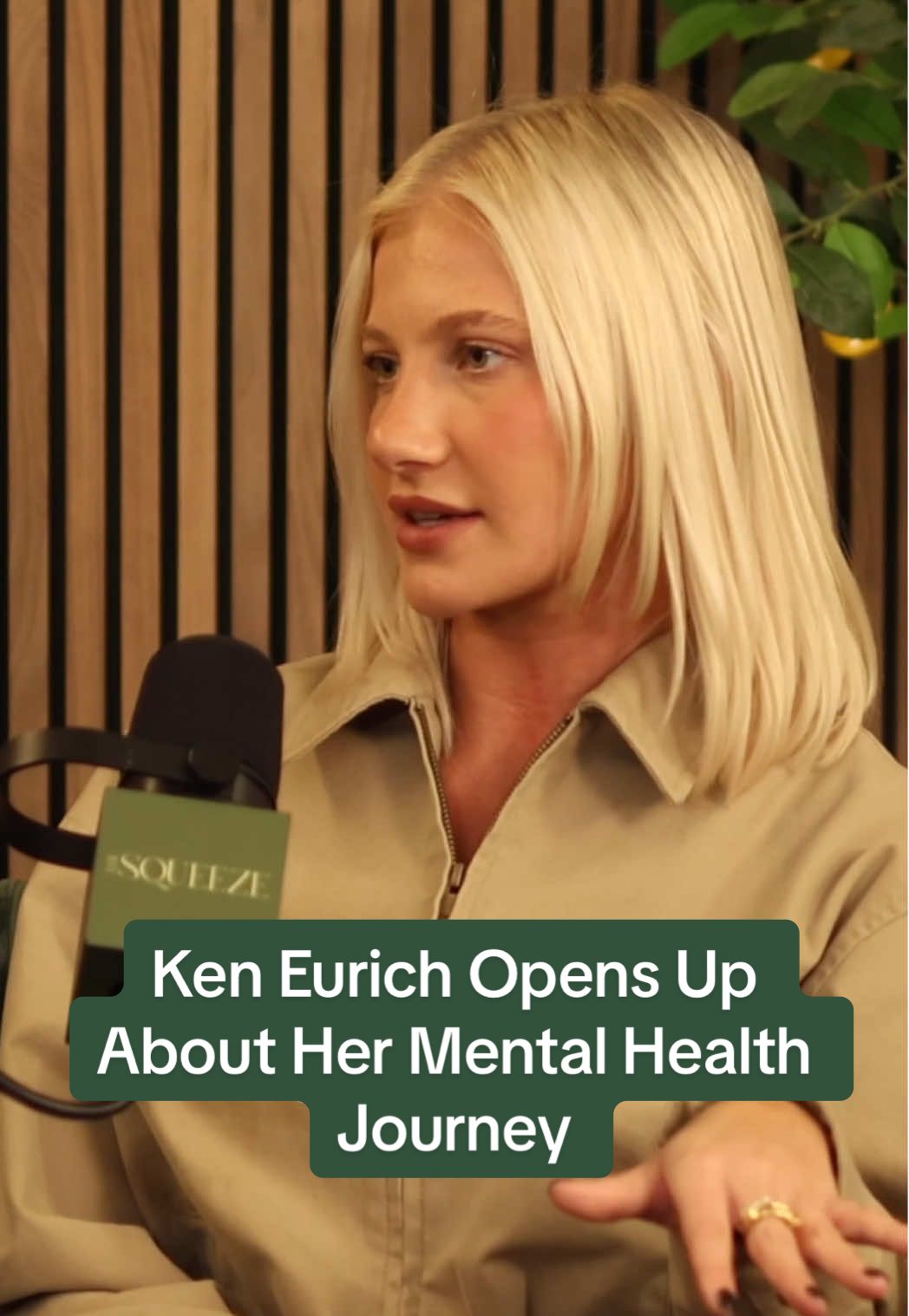 @Ken Eurich opens up about her mental health journey, sharing her experience with therapy, medication, and learning to separate real life from the online noise. Listen and watch NOW! 💛 @Tay Lautner  #thesqueezepodcast #MentalHealth #keneurich #boundaries #therapytok 