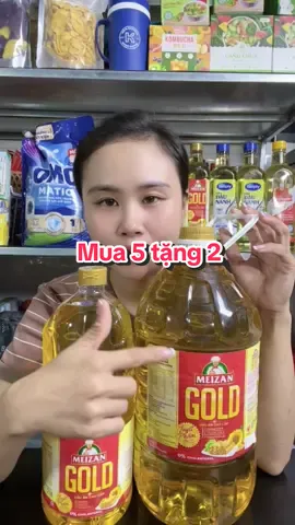 Dầu ăn meizan gold mua 5 tặng 2 nhận về 7 lít#dauan#daumeizangold#meizan#.
