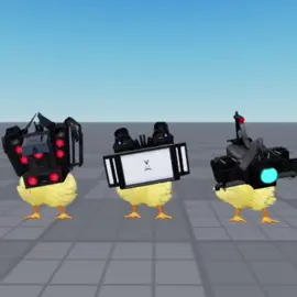 The 3 Titans#skbiditoilet #titantvman #roblox #titancameraman #titanspeakerman 