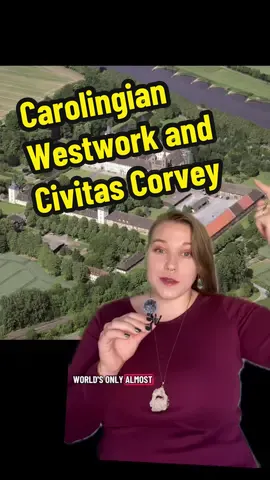 Carolingian Westwork and Civitas Corvey #unesco #carolingian #History #germany #archaeology  