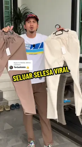 Replying to @FAIZAL IDRIS memang terbaik bang yang oenting murah #seluarlelaki #seluarmurah #seluarviral 
