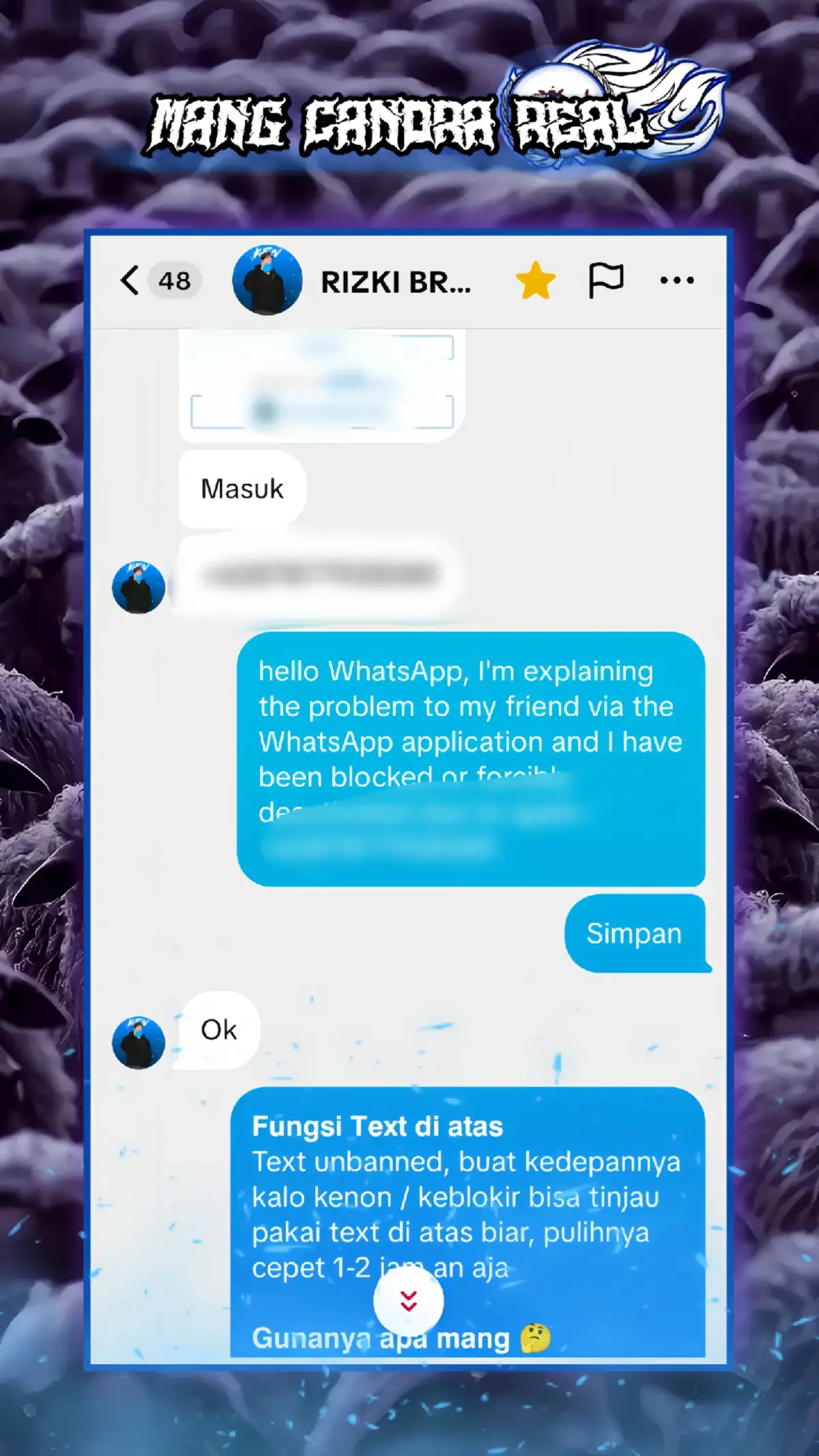 jasa memulihkan wa keblokir permanen #jasaunbannedwhatsapp #jasaunbanwa #wakeblokirpermanen #kangunbandwa #jasapemulihanakun 