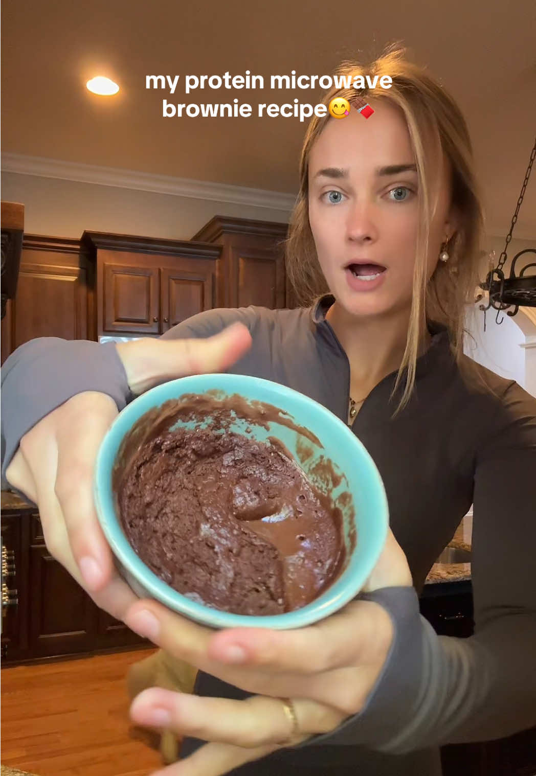 audio is terrible but I promise u will be addicted to this if you try it #Recipe #protein #dessert #brownie #healthy 