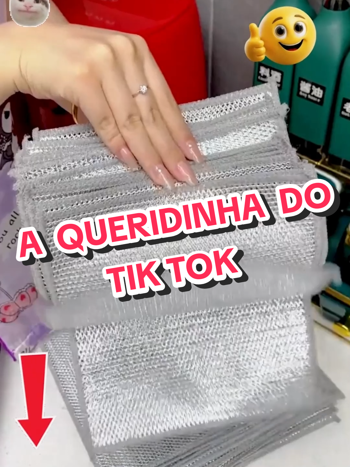 Pano de aço para lavar louças ! #tiktokshop #panodeaçodelavarlouca 