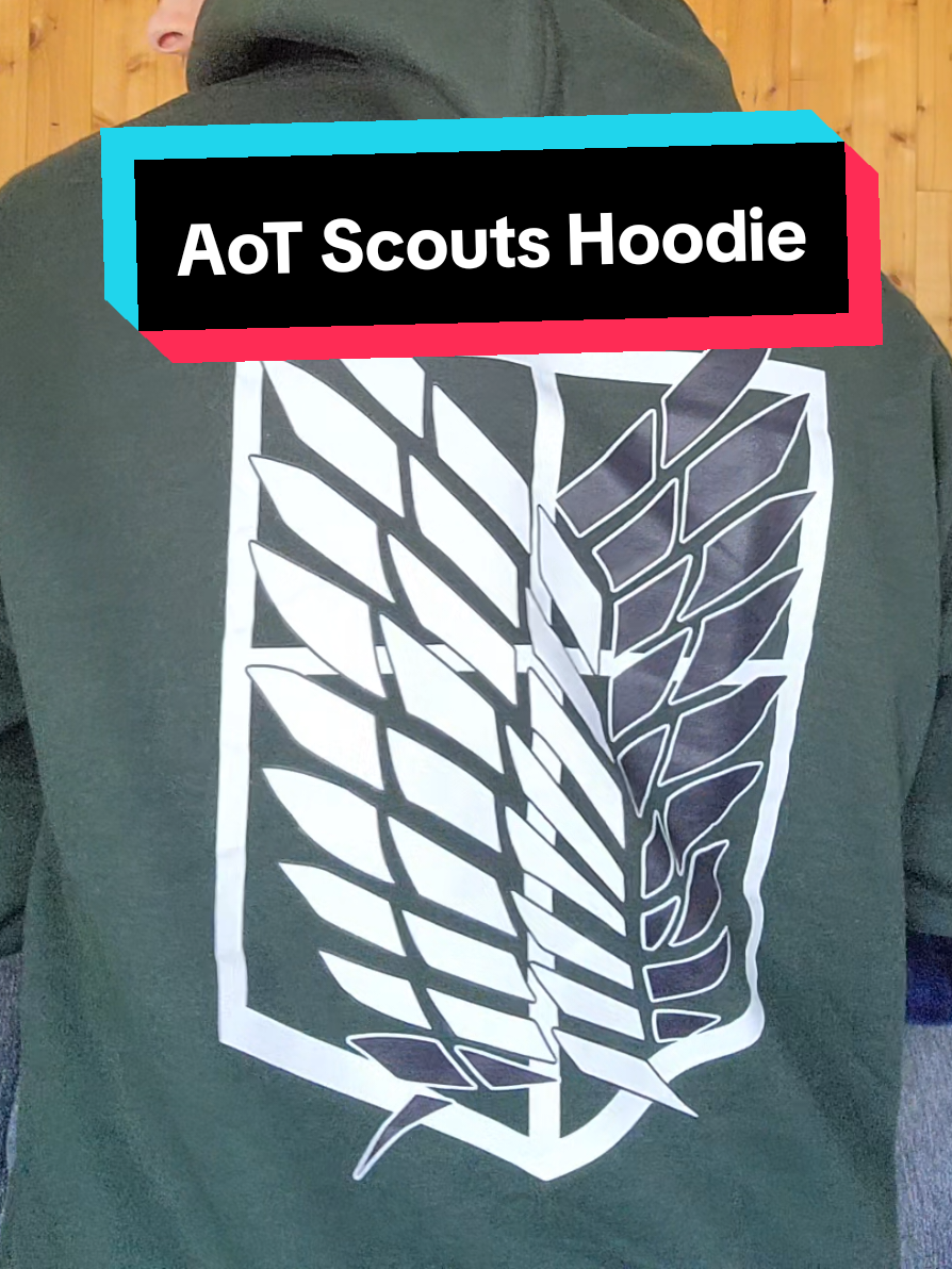 I just finished watching the show and had to instantly get this thing! 🔥 It is 50% cotton and 50% polyester mix so it's super soft and comfy plus it’s on a limited time sale right now with free shipping! 😍  #AttackOnTitan #scouts #aot #attackontitanseason4 #aotseason4 
