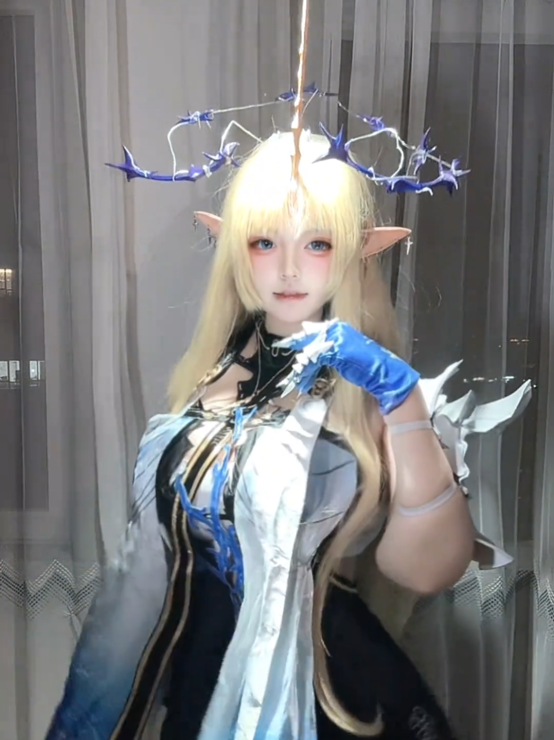 id : 笨笨蛋挞 #fleurdelys #wutheringwaves #dance #fyp #cosplay 