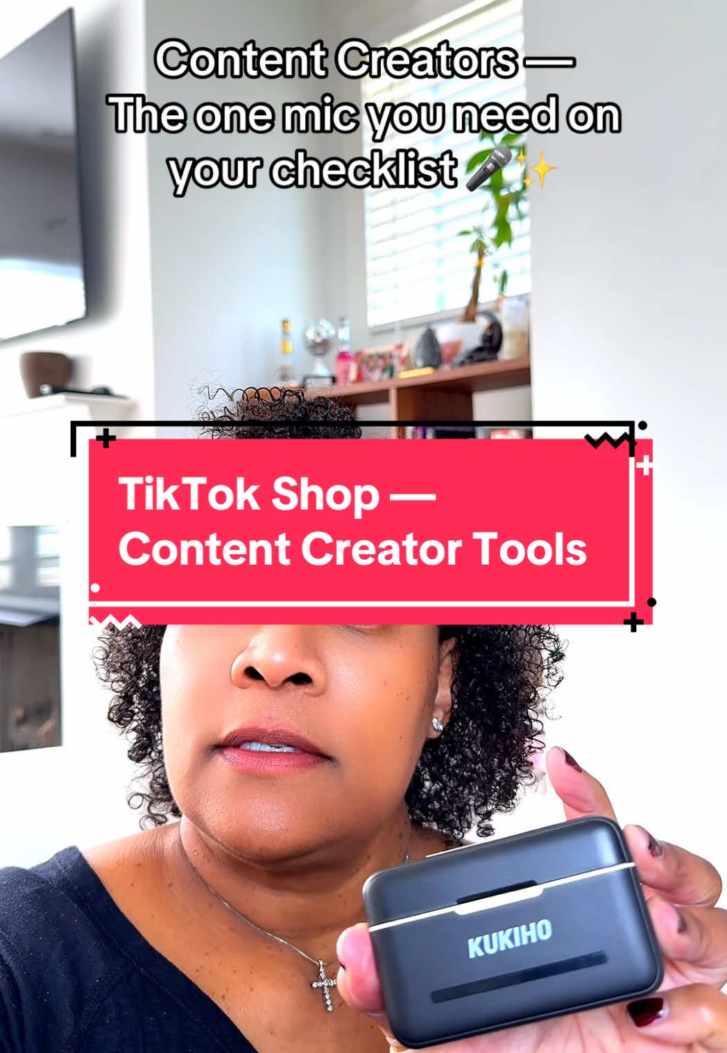 🎤 Add this to your Content Creator Checklist — the KUKIHO Lavalier Wireless Mics are an absolute must-have. Clear sound matters, and these deliver. The dual-mic setup gives you crisp, professional audio with built-in noise cancellation so your voice cuts through perfectly — even in busy spaces. They attach magnetically (no bulky clips!), recharge in their compact case, and stay powered for hours of filming. Whether you’re recording UGC videos, TikTok Shop demos, or voiceovers — this mic keeps you heard and seen. 🎥 Upgrade your sound, upgrade your content. 🛍️ Tap the yellow cart to get yours today. #tiktokshopcreatorfinds #UGCCreator #CreatorTools #WirelessMic #contentcreatorsoftiktok 