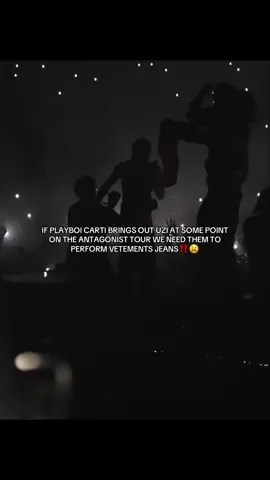 THIS WOULD BE INSANE  #playboicarti #liluzivert  #antagonist #antagonisttour #vetementsjeans 