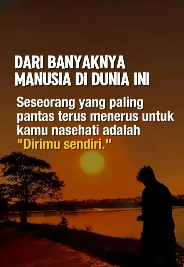 sadar diri itu perlu dan berlapang dada itu harus jangan melekat pada keinginan tapi lepaskan diri Mu dari beban yg memberatkan hidup Mu,semoga terinspirasi.