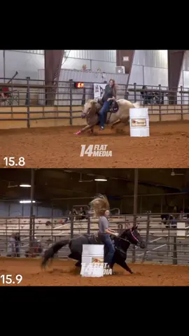 Honey Bunny (24 yrs old) vs Juju (6 yrs old) side by side runs. #fyp #horse #horses #horsegirl #equine  @SPH Performance Gear 