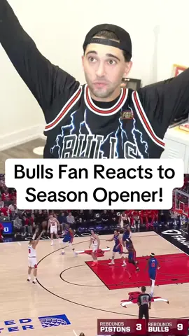 Chicago Bulls vs Detroit Pistons Reaction. #NBA #chicagobulls #pistons #basketball #bulls 