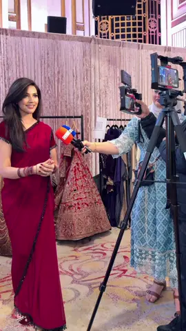 BTS at the London Bengali Wedding Fair I really enjoyed hosting & I would do it again! Next year will be even more entertaining ♥️🌹