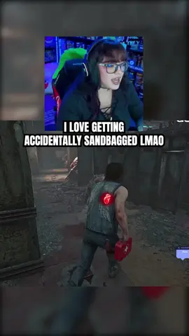 I was trying to take a hit for her anyways so it all worked out in the end 😅 but I love when players respect the sandbag 😂 #dbdsurvivor #dbdtiktok #dbdfunny #dbdfail #walkingdead